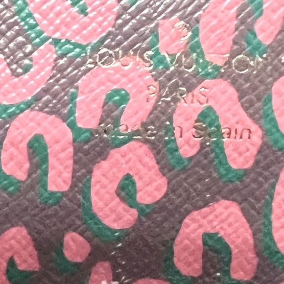 💯 Louis Vuitton Stephen Sprouse Leopard Portefeuille Sarah Monogram Wallet- inc - Picture 7 of 12